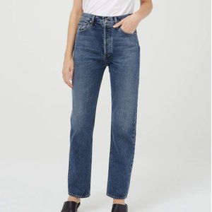 Agolde 90'S PINCH WAIST HIGH RISE STRAIGHT IN PORTRAIT WASH
